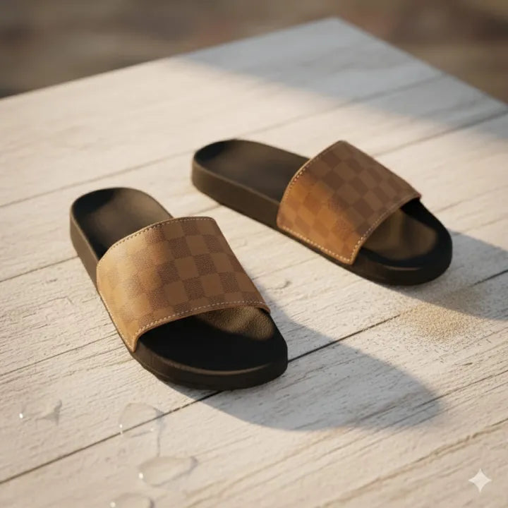 Men’s Stylish House Slippers Summer EVA Rubber Casual Indoor Comfort Slides for Boys