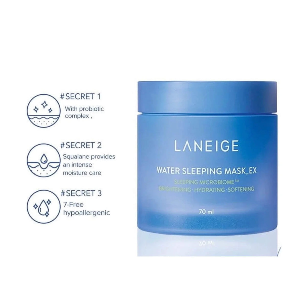 Laneige Water Sleeping Mask EX (70ml) – Intensive Hydration Overnight Mask