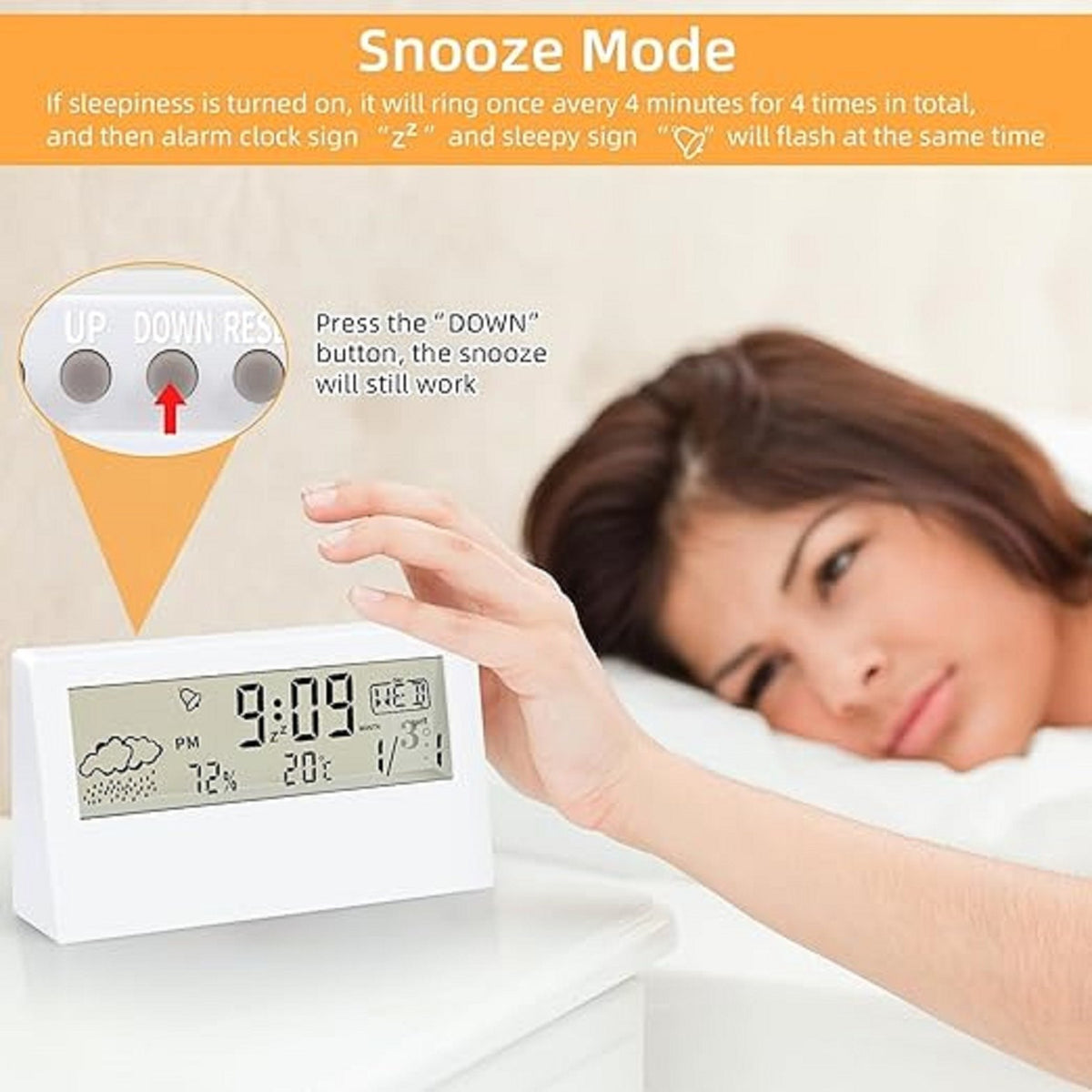 Retro Modern Automatic Digital Flip Desk Clock – Minimalist Mechanical Display Clock for Home & Executive Office