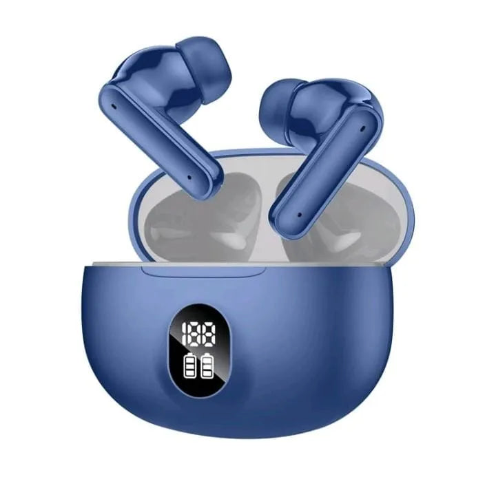 Pro 6 Hi-Fi Wireless Airbuds 5.0 Bluetooth Earphone Slim small size with Charging Case White