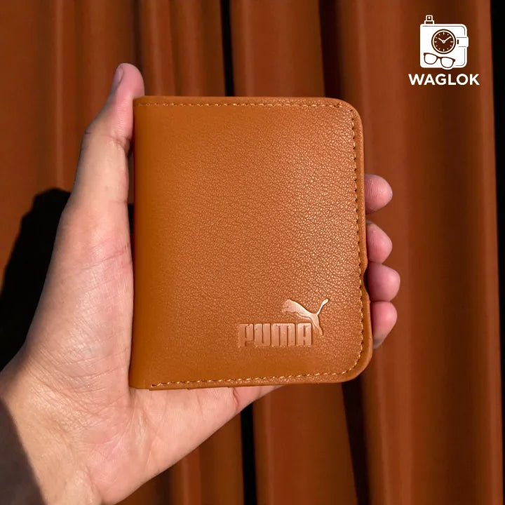 Fashion Slim Wallet, Poma Soft Leather Card Holder, Best Quality Purse For Cash & Cards - 6 Card Slots