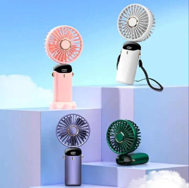 Mini Fan Rechargeable /Hanheld Desktop USB Fan Electric Portable Mini Desk Fan for Kids and Adjustable Speed