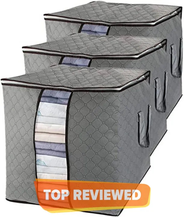 pack of 3 Large Capacity Storage Bags