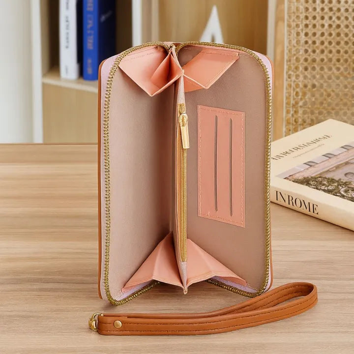 Imported Clutch for Girls - Hand Purse, Mobile Wallet with Wristlet, Stylish