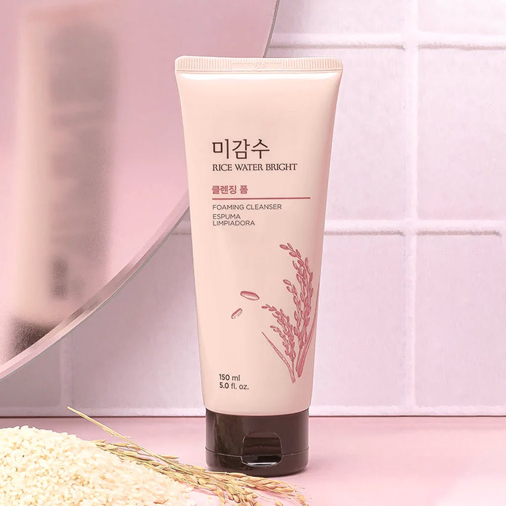The Face Shop Rice Water Bright Foaming Cleanser | Hydrating & Brightening Face Wash (150ml)
