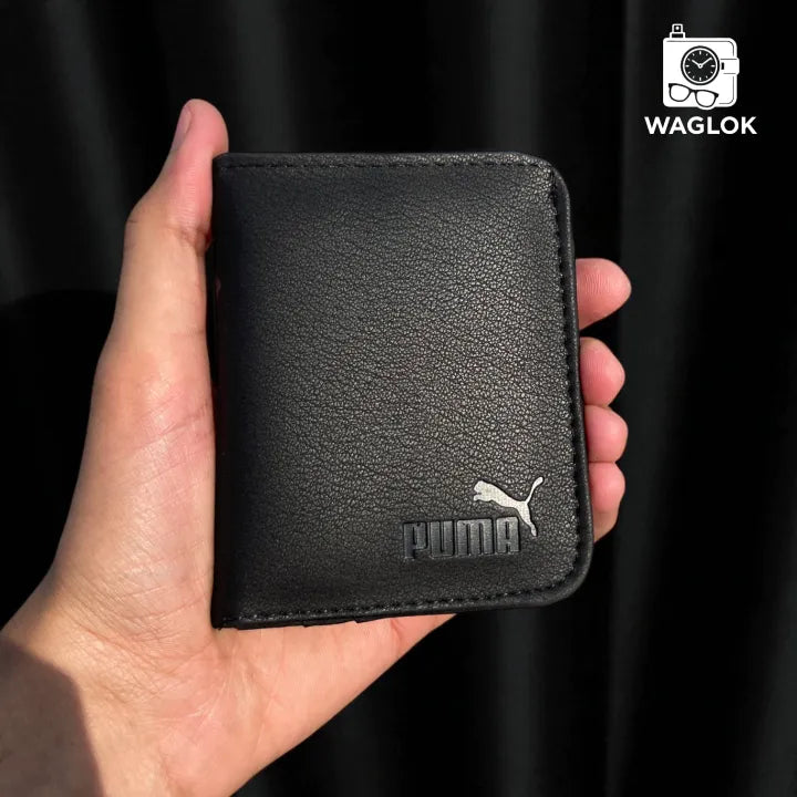Fashion Slim Wallet, Poma Soft Leather Card Holder, Best Quality Purse For Cash & Cards - 6 Card Slots