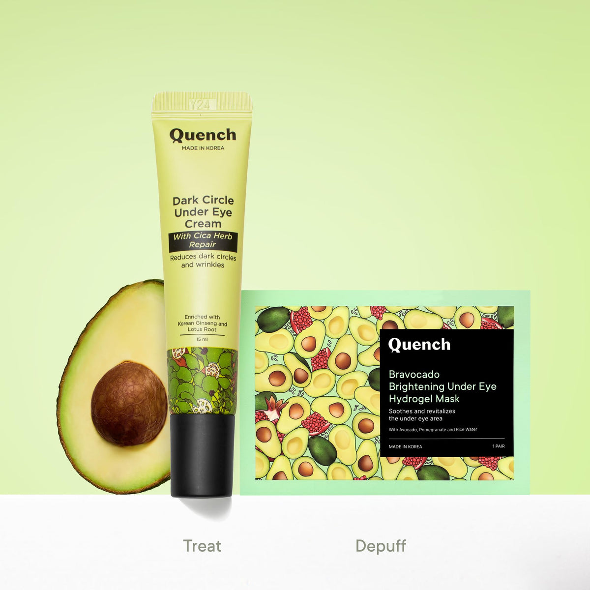 Quench Dark Circle Under Eye Cream (With In-Built Massage Roller)
