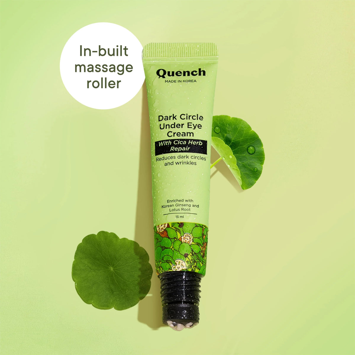 Quench Dark Circle Under Eye Cream (With In-Built Massage Roller)