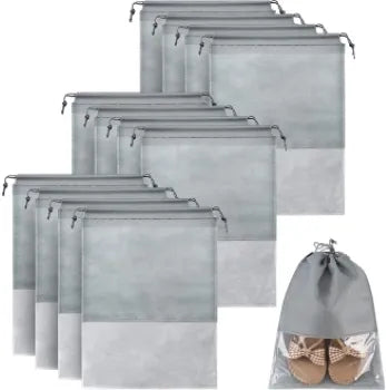 Pack of 12 - Travel Shoes Storage bag