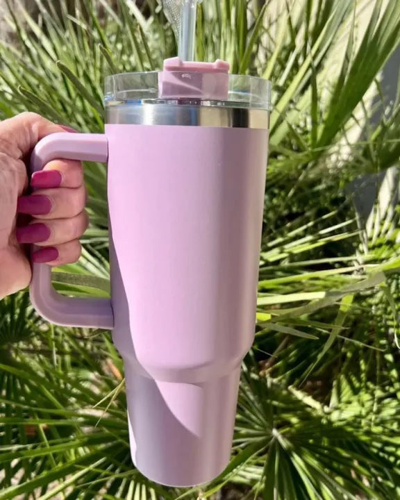 Stanley Quencher 40oz Tumbler Cup | Hot & Cold Water Bottle for Gym, Office, Home & Travel | Leakproof Stainless Steel Mug with Handle & Straw