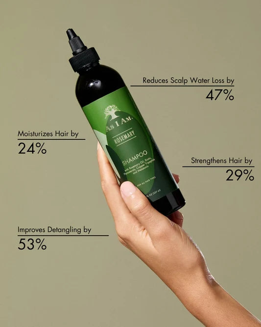 As I Am Rosemary Water Spray – Daily Scalp & Hair Strengthening Mist with Biotin & Melatonin