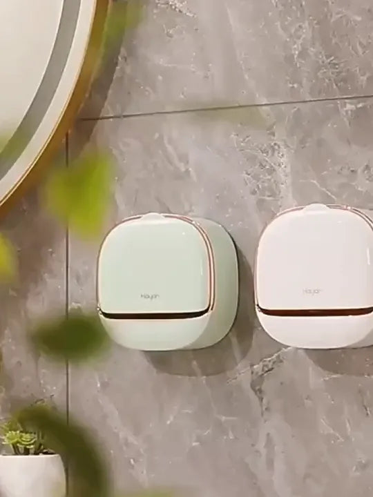 Luxury Soap Holder with Drain Tray, Waterproof Soap Dish with Drainage Box, Soap Box