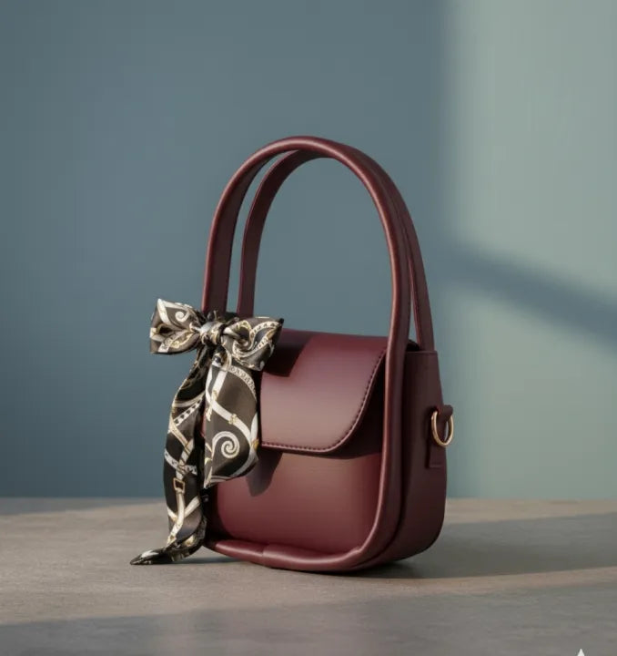 🎀 Elegant Ladies Multicolor Shoulder Bag 👜 | Fashion Crossbody Purse and top handle bag with Polka Dot Bow For Women
