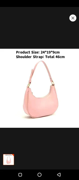 Premium PU Leather Vintage Crescent Sling Bag for Women - Stylish Shoulder Purse
