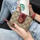 Premium PU Leather Cherry Coin Purse Bag for Women - Cute Zipper Mini Card Wallet & Square Pouch