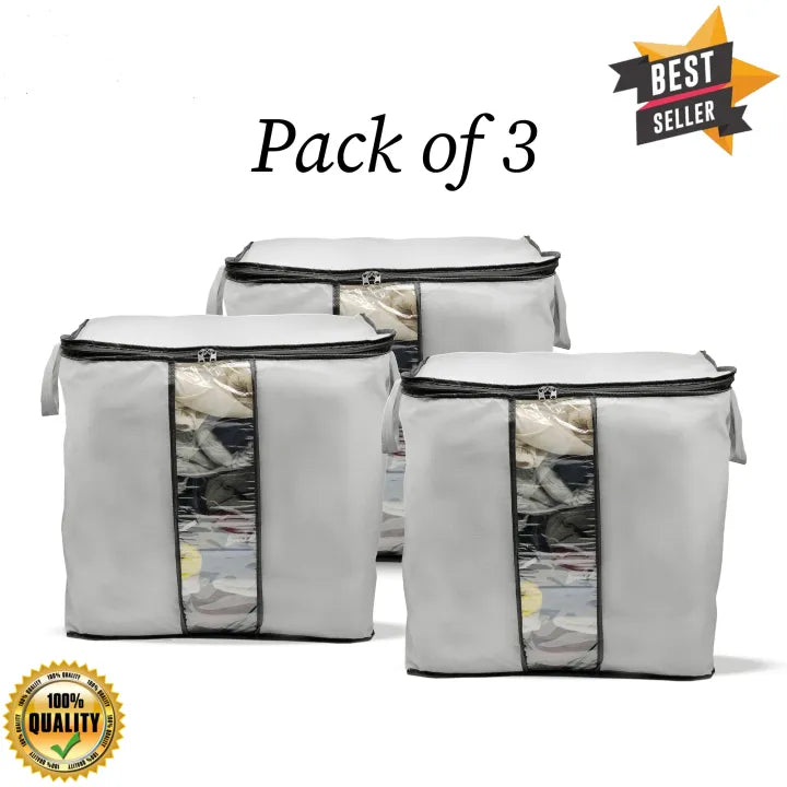 pack of 3 Large Capacity Storage Bags