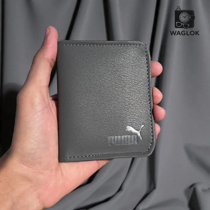 Fashion Slim Wallet, Poma Soft Leather Card Holder, Best Quality Purse For Cash & Cards - 6 Card Slots