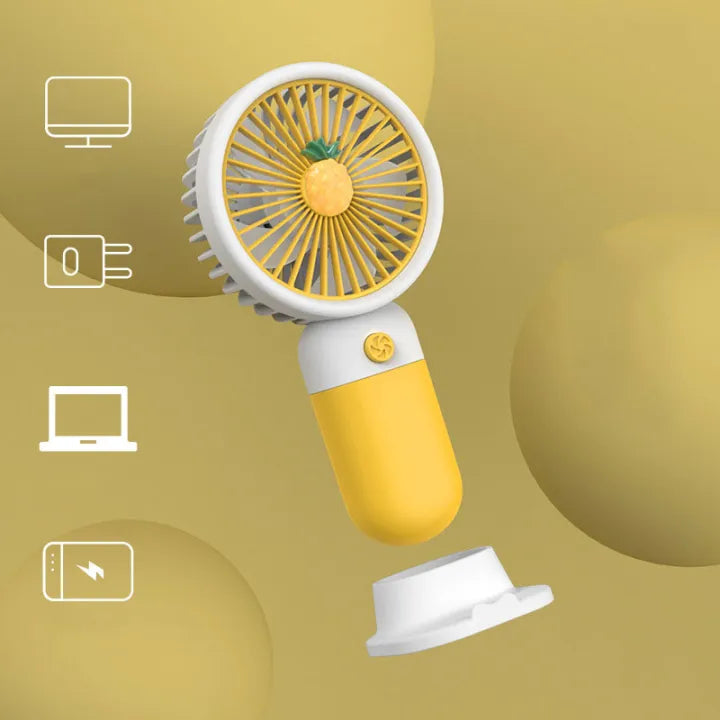 Mini Fan Rechargeable /Hanheld Desktop USB Fan Electric Portable Mini Desk Fan for Kids and Adjustable Speed