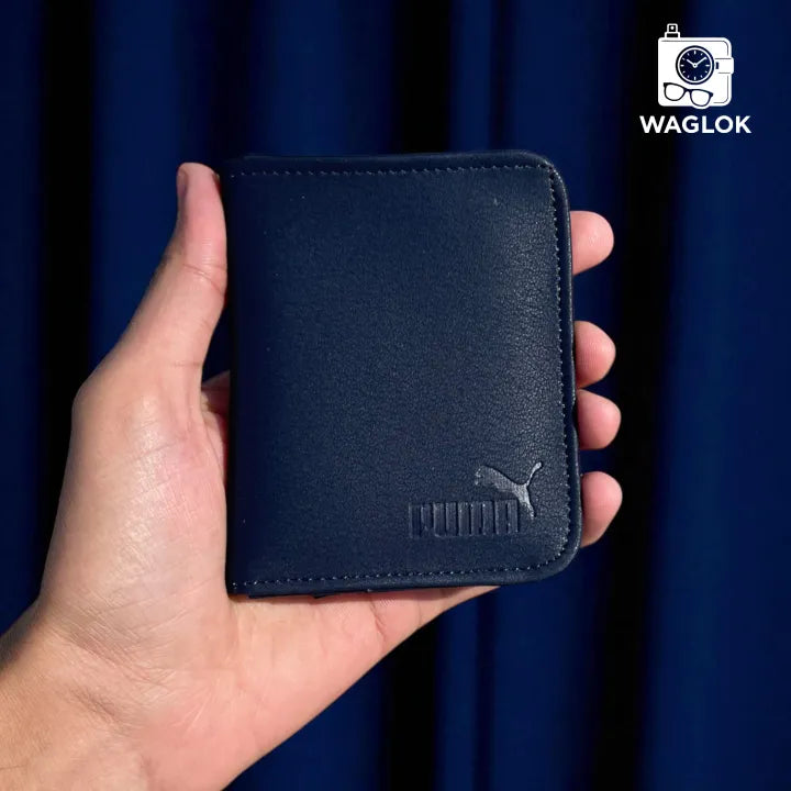 Fashion Slim Wallet, Poma Soft Leather Card Holder, Best Quality Purse For Cash & Cards - 6 Card Slots