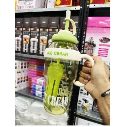 1300ML Large Capacity Detox Water Bottle with Straw for Girls | Leakproof Plastic Sports & Gym Mug