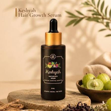 Keshyah Hair Growth Serum – Authentic Natural Scalp Care Formula, Paraben & Sulfate Free (50 ml)